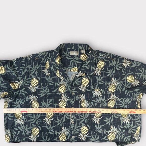 2 Natural Issue Mens Hawaiian Shirt 4XL Big Pineapple Palms Island‎ Aloha Cruise - Picture 7 of 13